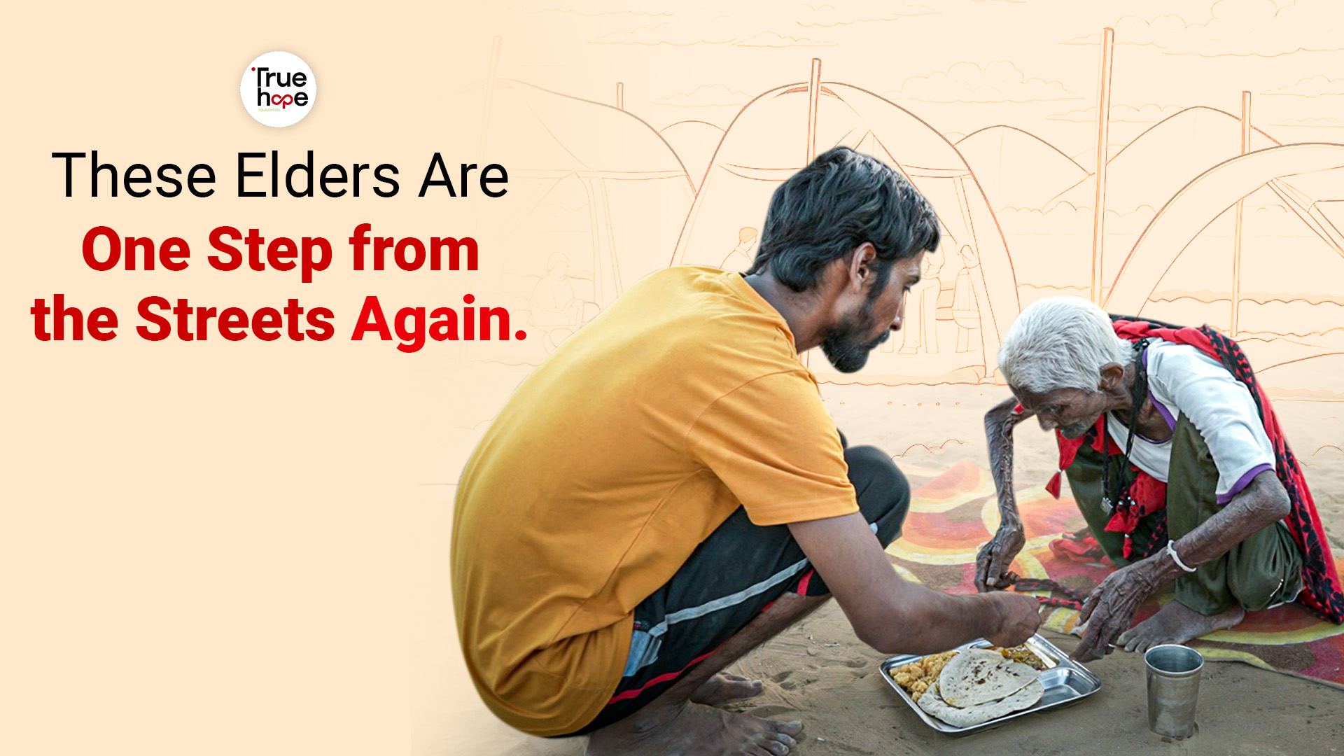 Their Home is Gone! These Elders Have No Shelter!